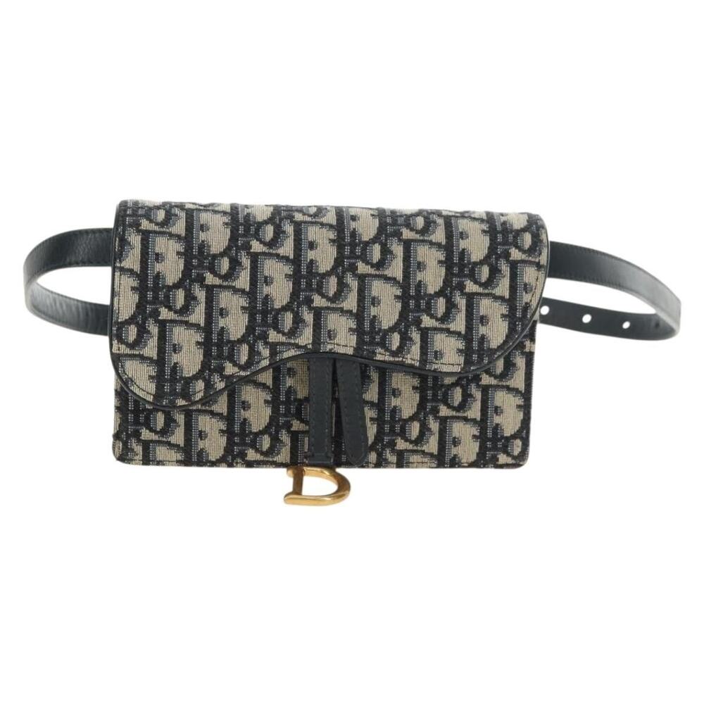 Dior Trotter Saddle Waist Bag Blue